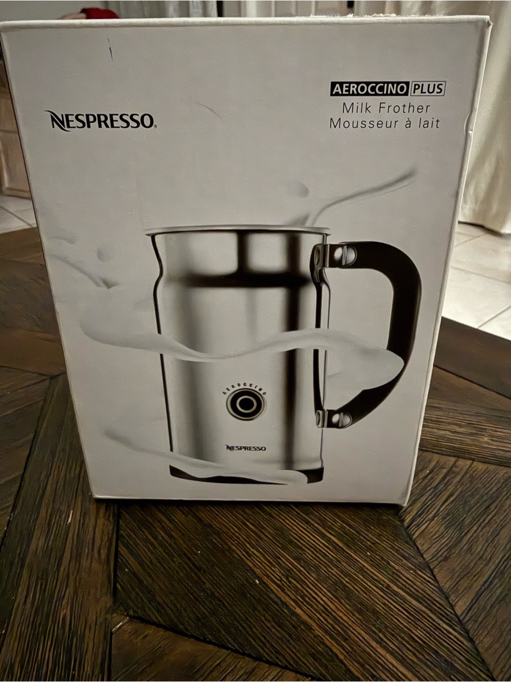 Nespresso Aeroccino Plus Milk Frother Black | Brand New in Box | Hot & Cold Foam